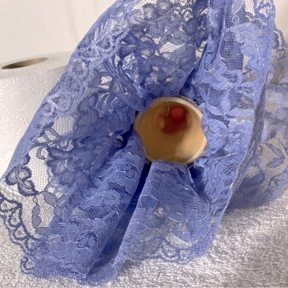 Vintage Handmade Toilet Paper Roll Cover Doll Decor - Picture 7 of 11